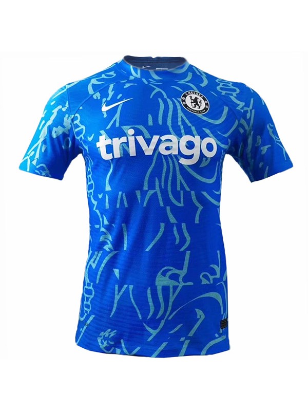 Chelsea maglia da calcio da allenamento blu da uomo da allenamento pre-partita 2022-2023